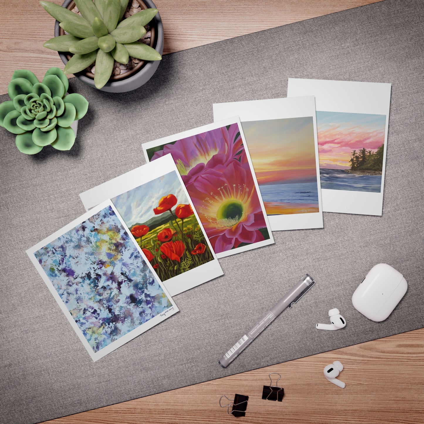5 pack Art Cards Mixed - Tracy McMicking Art