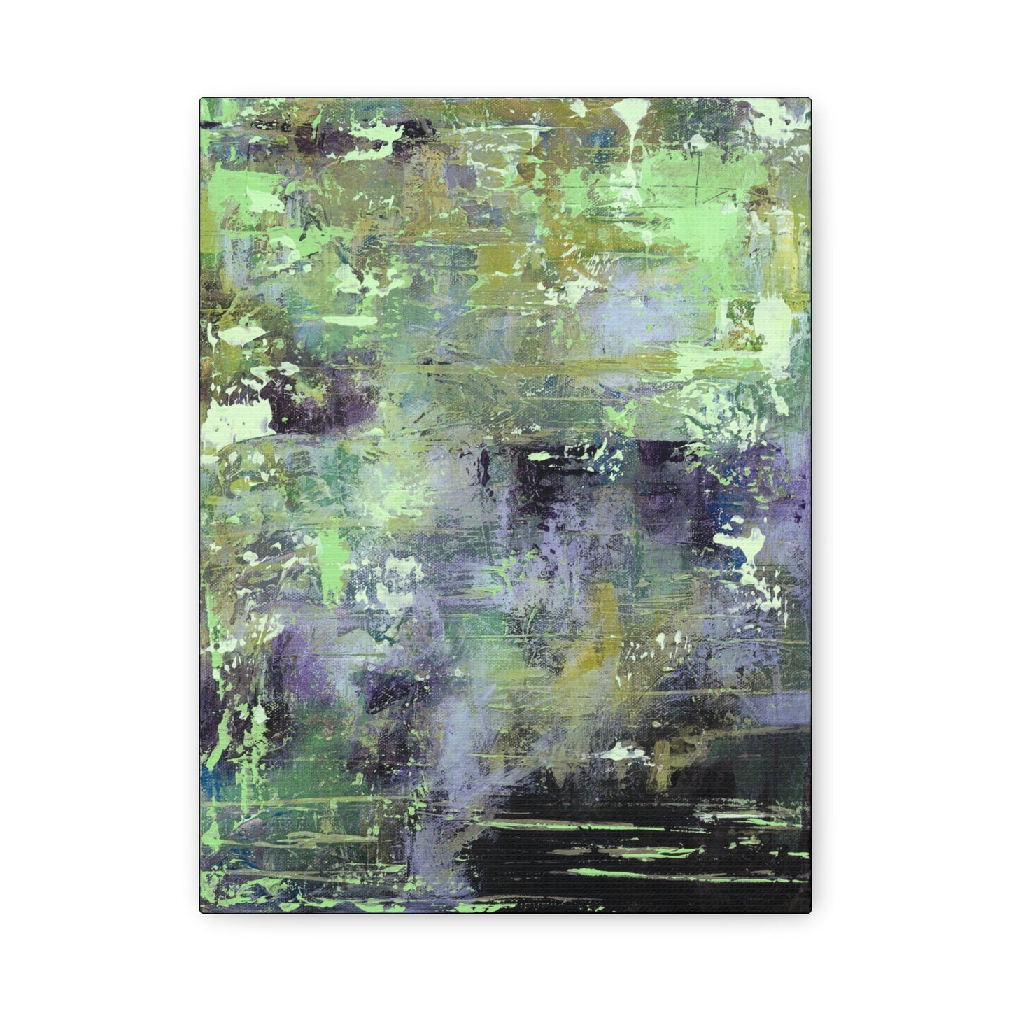 Green Purple Burst Print