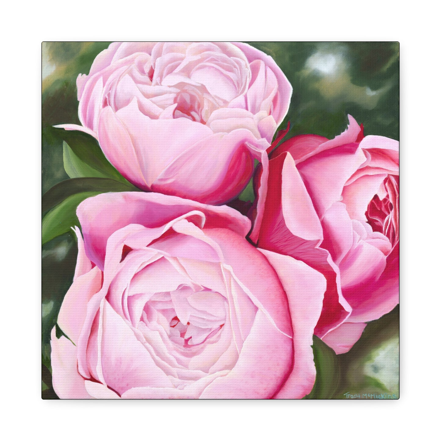 Pink Peonies Print - Tracy McMicking Art