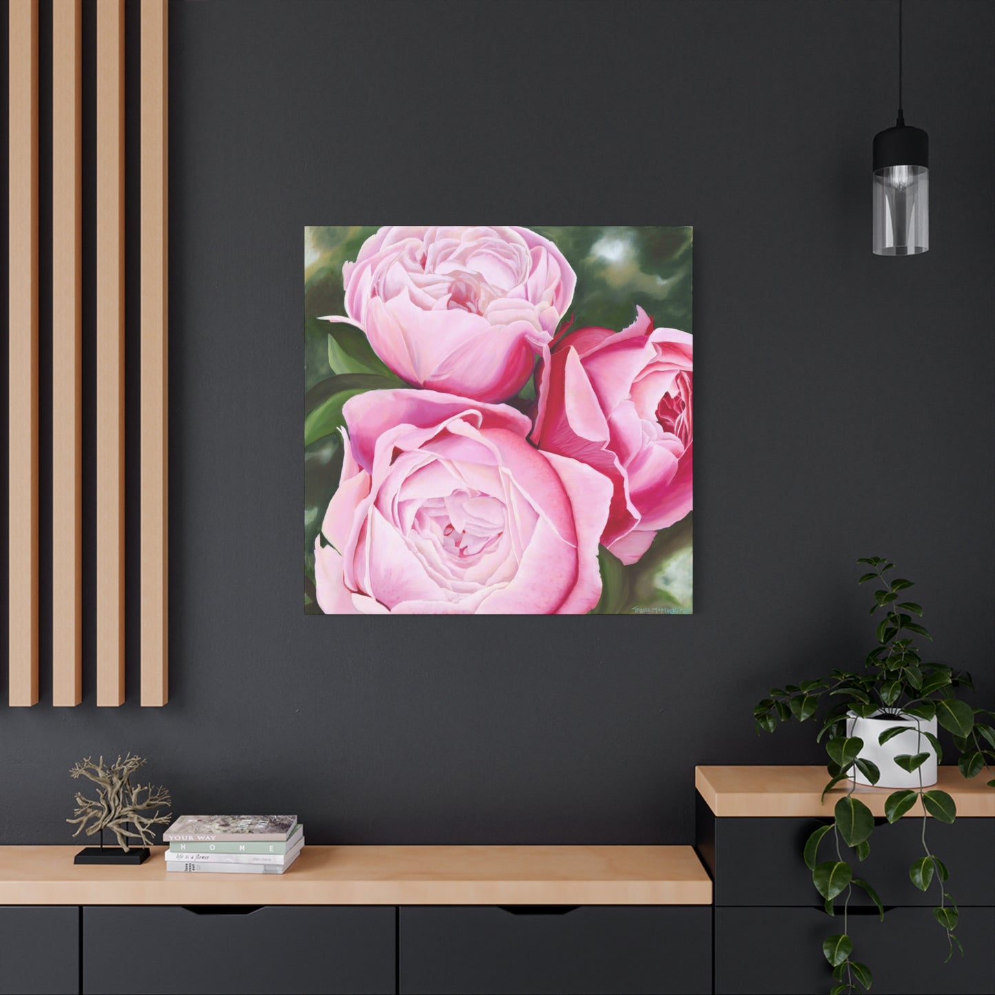 Pink Peonies Print - Tracy McMicking Art
