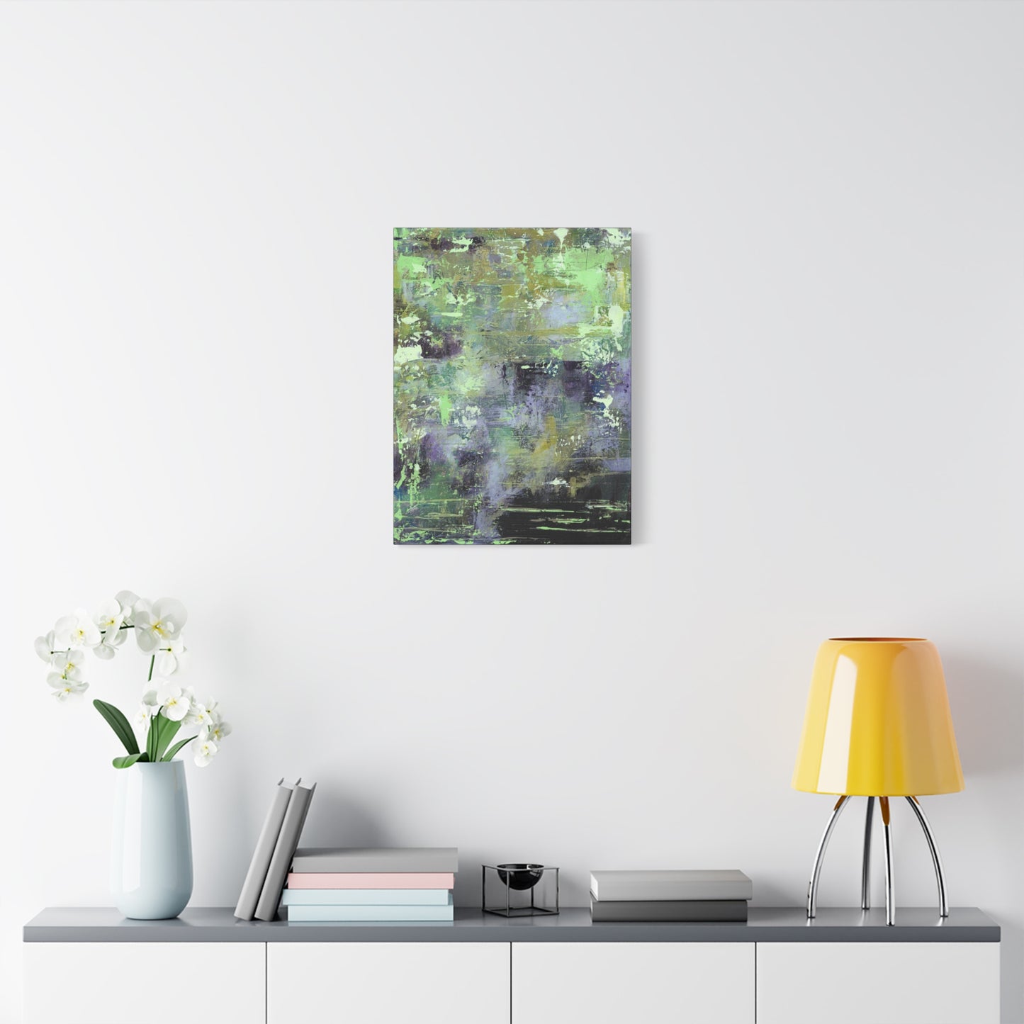 Green Purple Burst Print - Tracy McMicking Art