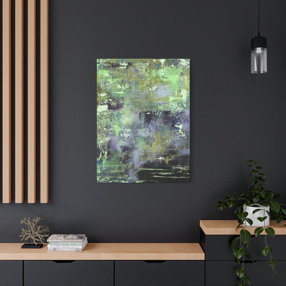 Green Purple Burst Print - Tracy McMicking Art