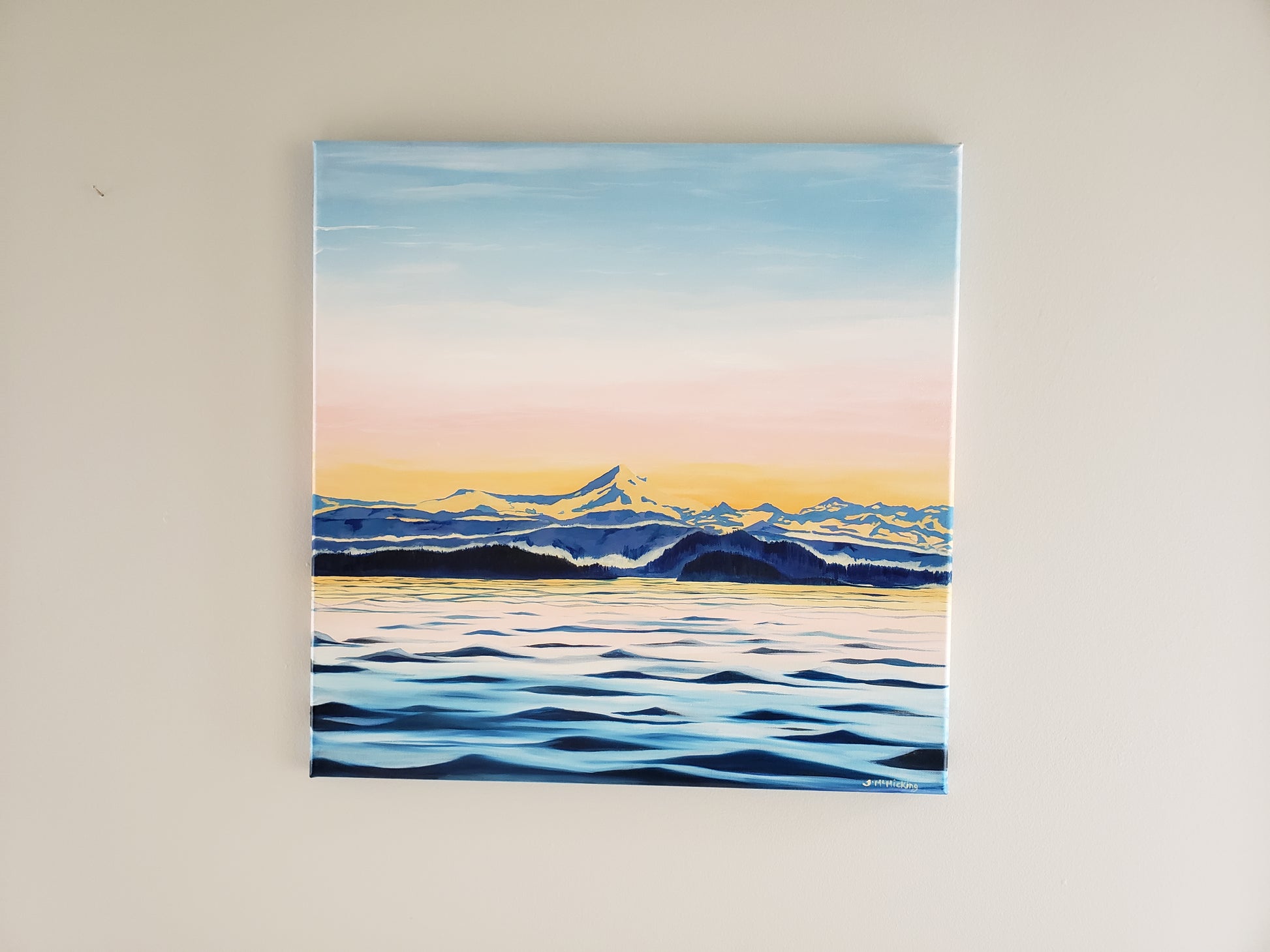 Mt Baker in the Morning - Tracy McMicking Art