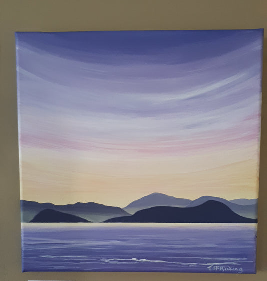 Purple Waves - Tracy McMicking Art